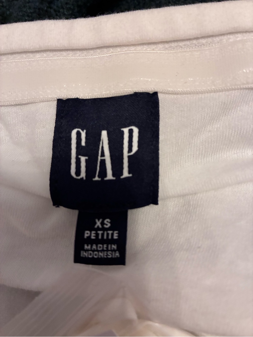 NWT Gap Mixed Media Midi Dress Off White Size XS Petite - Picture 7 of 7